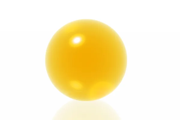 Sárga gömb — Stock Fotó