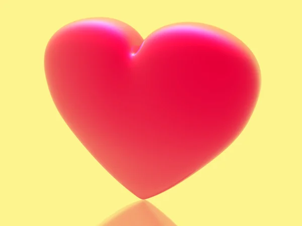 Coração vermelho (veja mais no meu portfólio ) — Fotografia de Stock