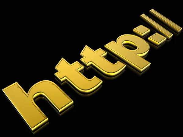 3d illustration internet sign — Stock Photo, Image