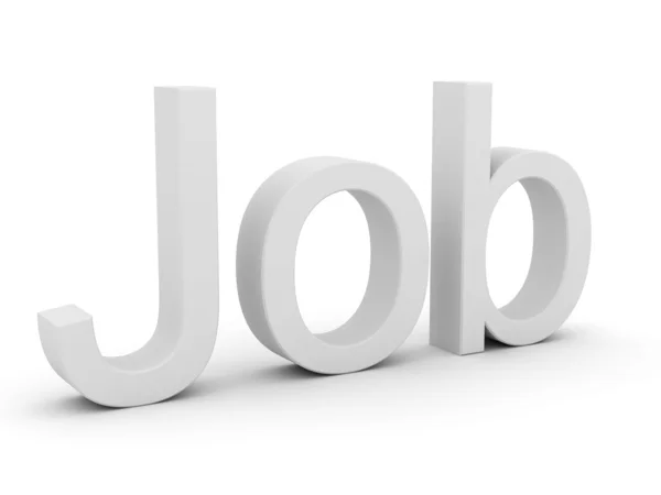 Job symbol isolated in white background — Stock Photo, Image
