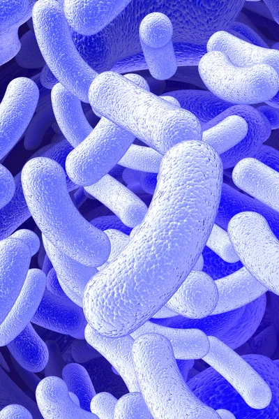 Illustration of the bacillus microorganisms — Stock Photo, Image