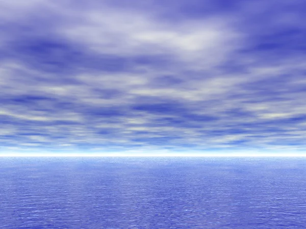Vista al mar y al cielo —  Fotos de Stock