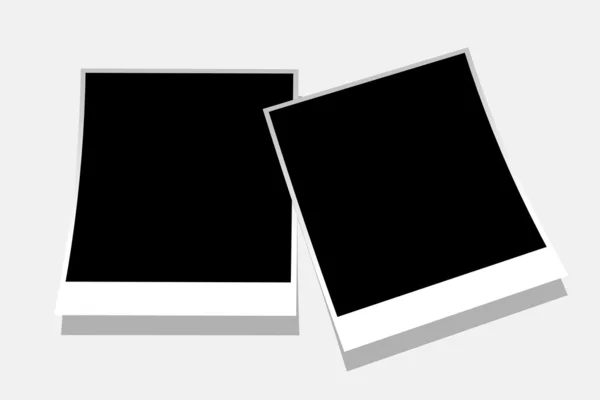 Puste papierowe polaroid — Zdjęcie stockowe
