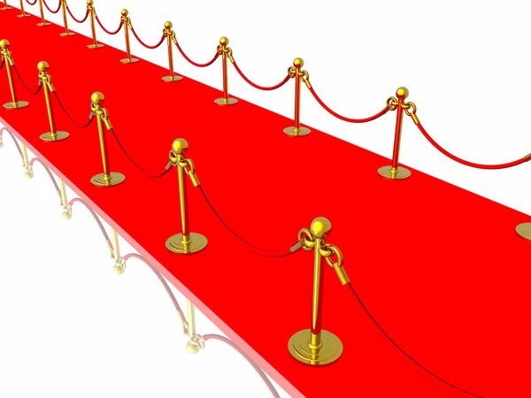 Red carpet — Stock Photo, Image