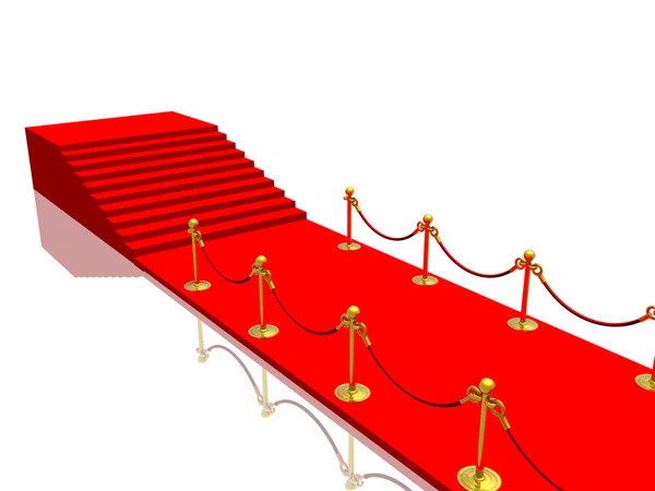 Red carpet — Stock Photo, Image