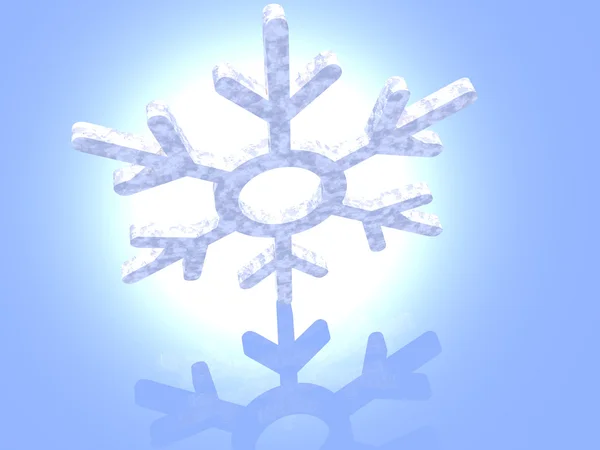 Magic snowflake — Stock Photo, Image