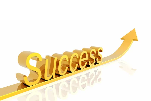 Seta de sucesso — Fotografia de Stock