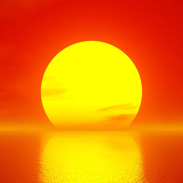 Pôr do sol — Fotografia de Stock