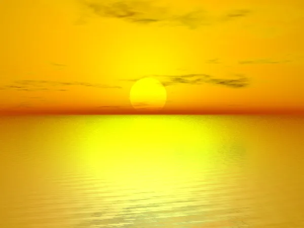 Arany naplemente — Stock Fotó