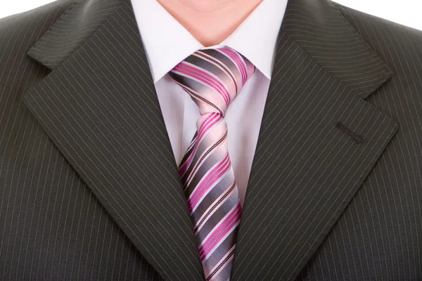 Zblízka podnikatel kravatu — Stock fotografie