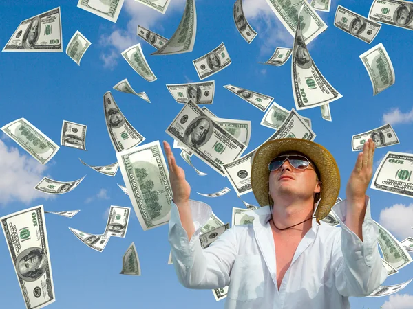 stock image Money rain