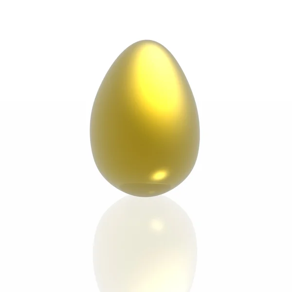 Uovo di Pasqua d'oro — Foto Stock