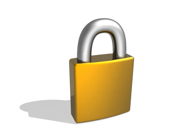 stock image 3d lock