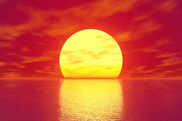 Red Sunset — Stock Photo, Image