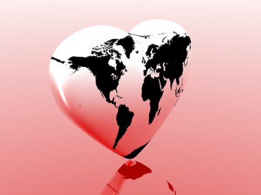 I love this world clipart