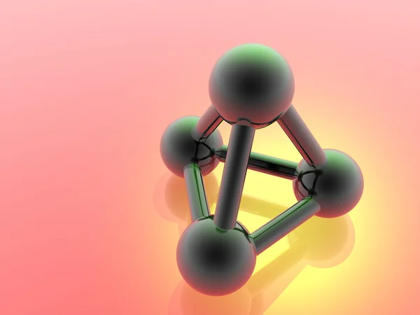 Render of molecule — Stock Photo, Image
