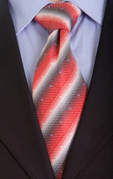 Geschäftsmann-Krawatte aus nächster Nähe — Stockfoto