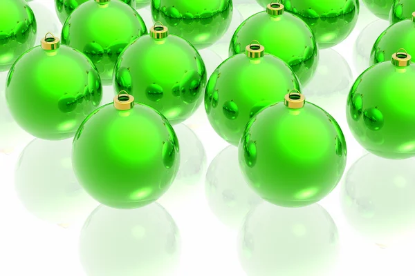 Grüne Weihnachtsdekoration — Stockfoto