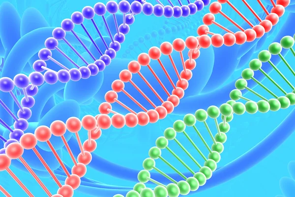 Спирали ДНК — стоковое фото
