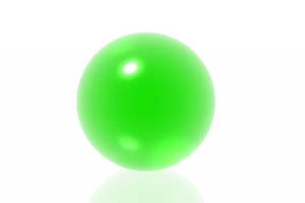 Zöld gömb — Stock Fotó
