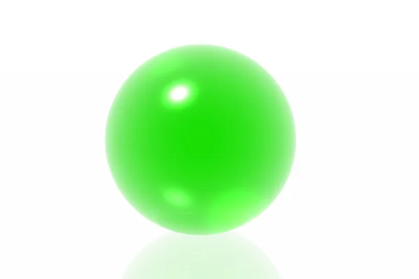 Sfera verde — Foto Stock