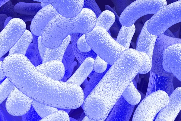 Иллюстрация микроорганизмов бациллы — стоковое фото