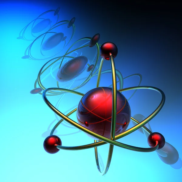 Molekülünün render — Stok fotoğraf