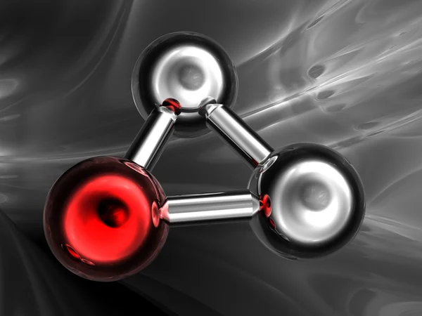 3D molekül — Stok fotoğraf