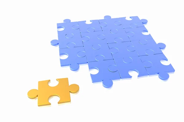 Puzzle-Konzept — Stockfoto