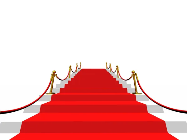 Red carpet — Stock Photo, Image