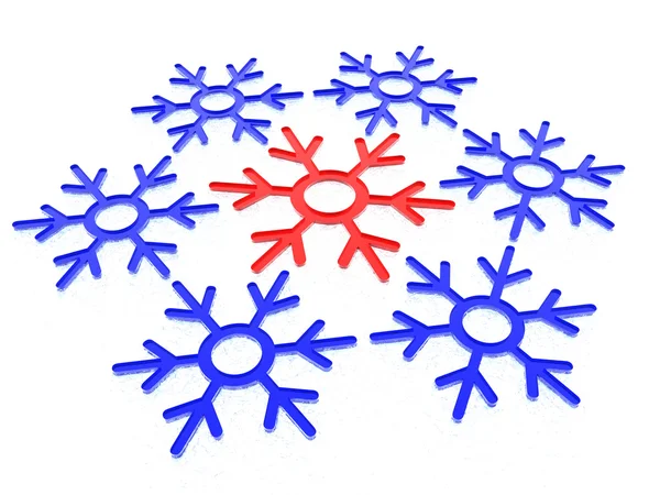Magic snowflake — Stock Photo, Image