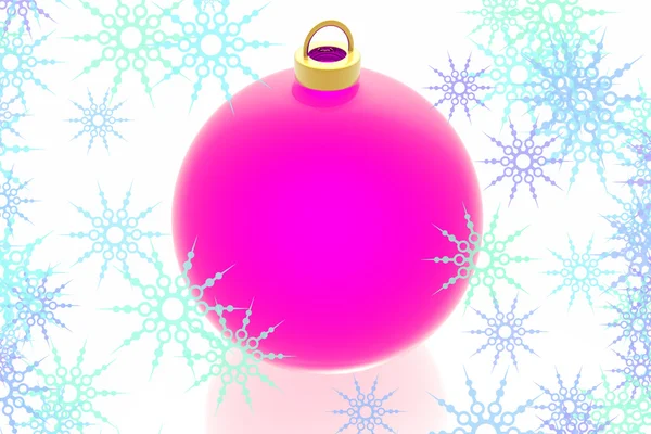 Christmas decoration on the white background — Stock Photo, Image