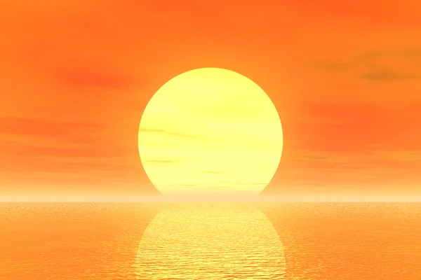 Arany naplemente — Stock Fotó