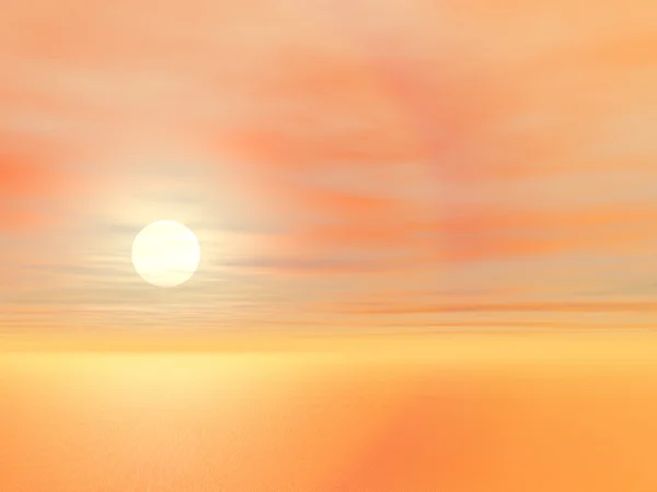 Altın gün batımı — Stok fotoğraf