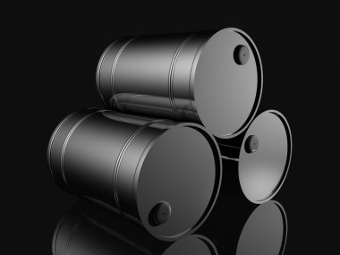 Oil barrels clipart