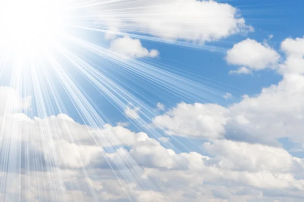 Sunny sky background — Stock Photo, Image