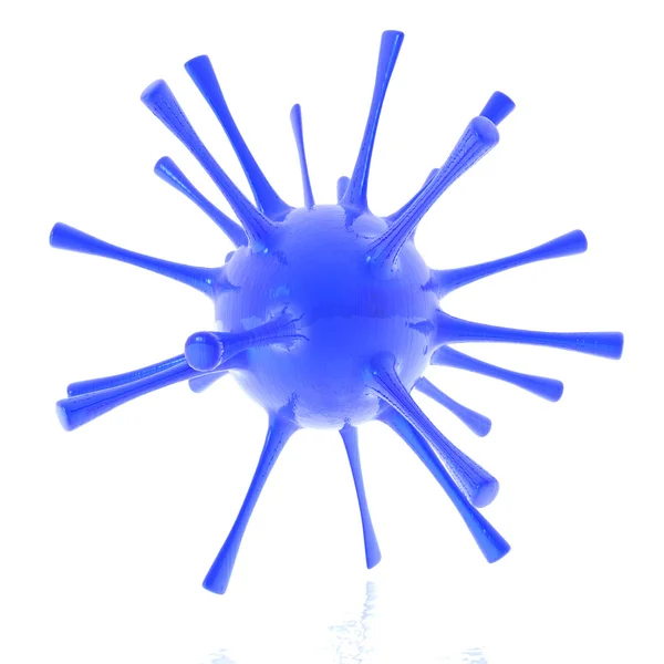 Mikrop beyaz arkaplan üzerinde izole — Stok fotoğraf