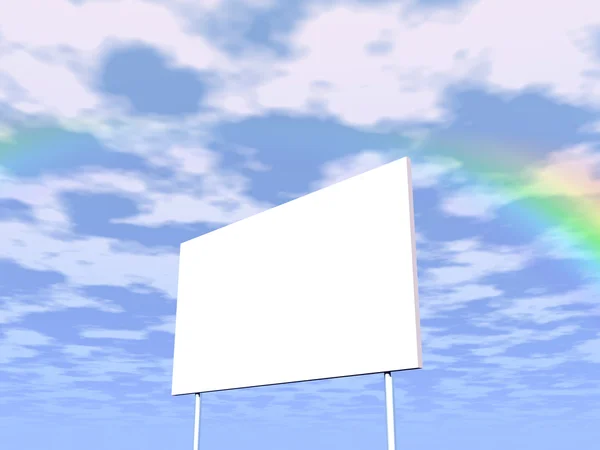 stock image Empty billboard