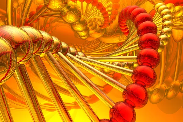 DNAのレンダリング — ストック写真