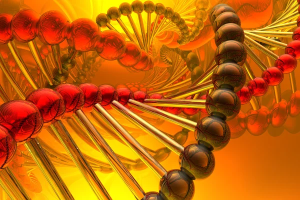 Renderizado de ADN — Foto de Stock