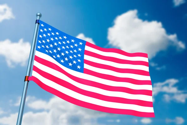 Amerikan bayrağı — Stok fotoğraf