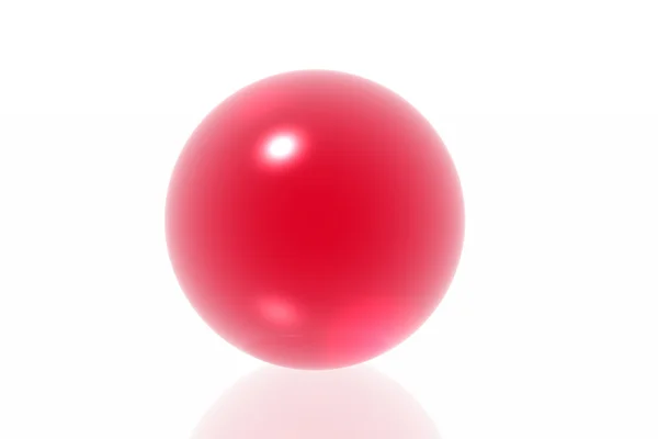 Esfera vermelha — Fotografia de Stock