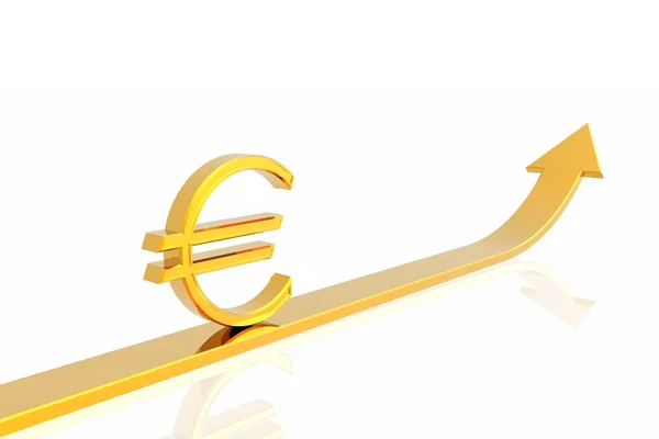 Crecimiento del euro — Foto de Stock