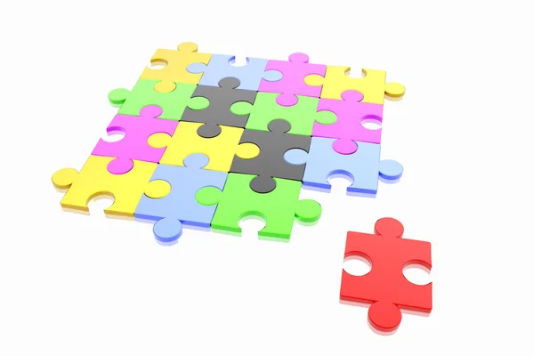Conceito de puzzle — Fotografia de Stock