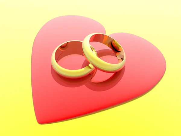 Love & hjärtan — Stockfoto