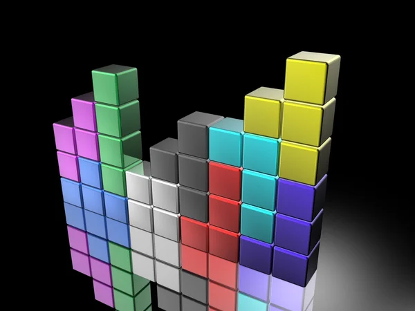 Tetris Spiel — Stockfoto