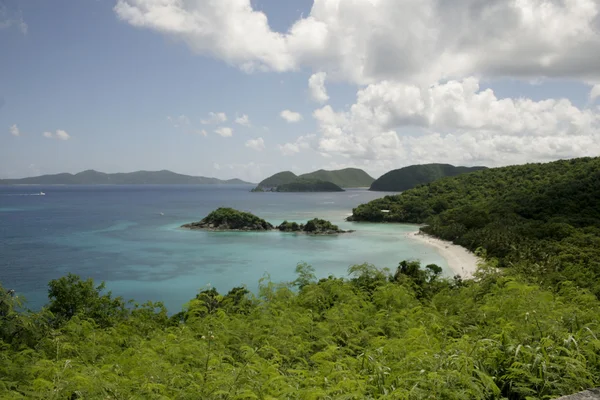stock image Mountain view of St,John Island in Carribean Islands.