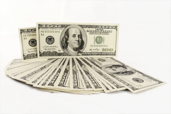 Bundle of 100 dollars — Stock Photo, Image