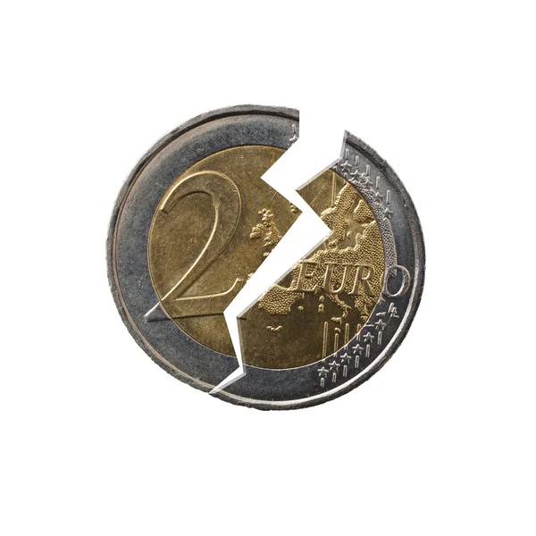 Спліт євро — стокове фото