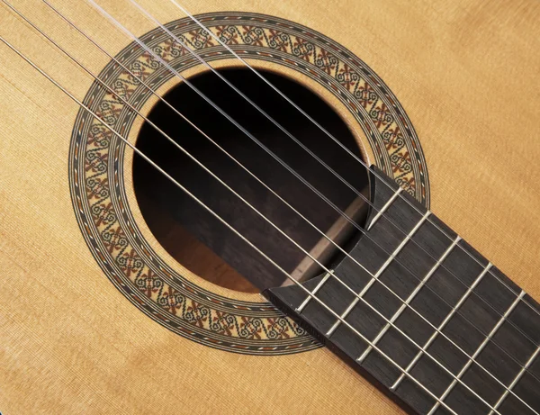 Detail van klassieke gitaar — Stockfoto